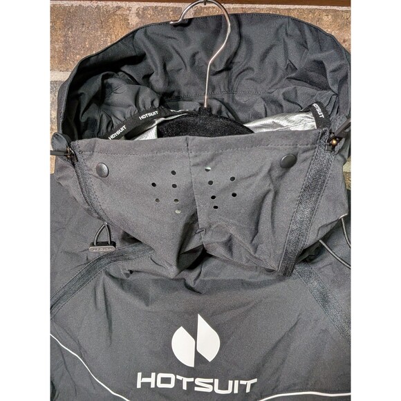 New Wo Tags Men's M Hotsuit Hooded Sauna Jacket Tech Wear Runner Running Workout - Picture 2 of 10
